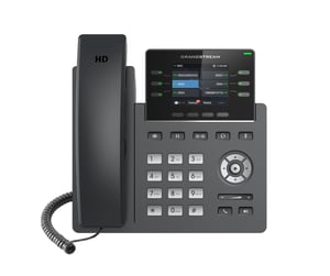 Grandstream Networks GRP2613 telefon VoIP Czarny 4 linii TFT