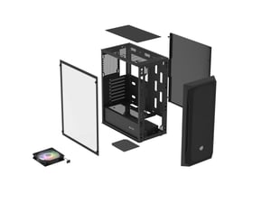 FURY Shobo SH4 RGB Midi Tower Czarny