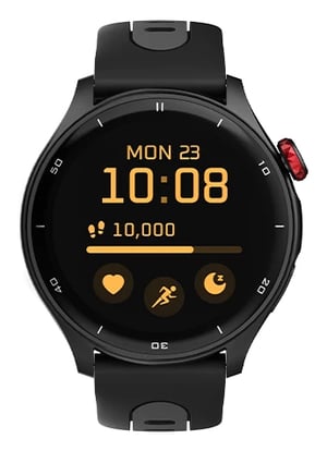 myPhone Watch Adventure 3,63 cm (1.43") AMOLED 46.3 mm Cyfrowy 466 x 466 px Ekran dotykowy Czarny GPS