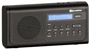 Roadstar TRA-300D+/BK Radio Portable Analog and Digital Black