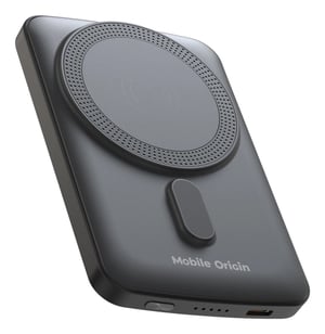 Mobile Origin MO-WMP-PB10 bank mocy Litowo-polimerowy (LiPo) 5000 mAh Bezprzewodowe ładowanie Czarny