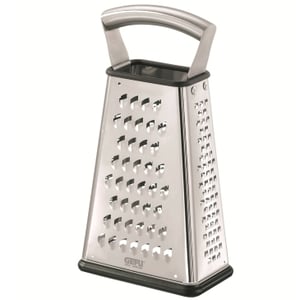 GEFU VITALES LASER CUT Grater with Container, Stainless Steel