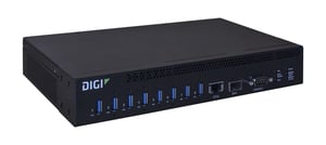 Digi AW08-G300 USB 3.2 Gen 1 (3.1 Gen 1) Type-A Hubs and Switches, 10,000 Mbit/s, Black