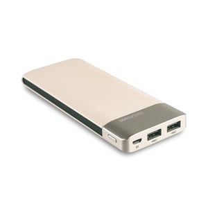 RealPower PB-8000 Fashion Litium-polymer (LiPo) 8000 mAh Svart, Champagne