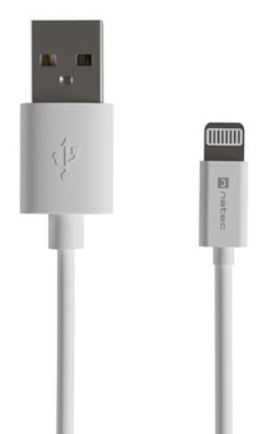 NATEC NKA-2149 2-meter Lightning Cable, White