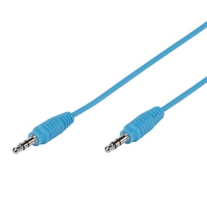 Vivanco 3,5 mm, 1 m ljudkabel, blå