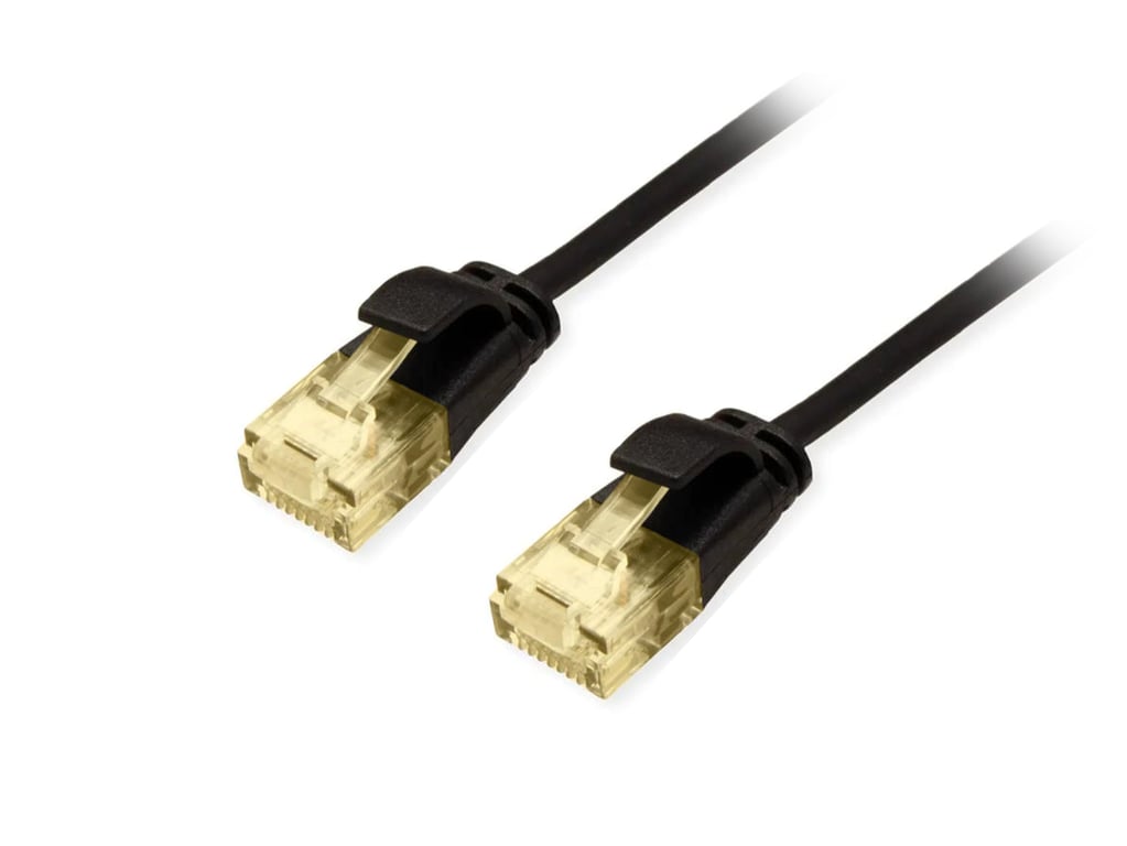 Equip 626900 kabel sieciowy Czarny 0,15 m Cat6a U/UTP (UTP)