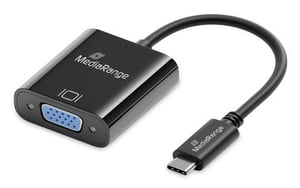 MediaRange MRCS229 adapter kablowy 0,2 m USB Type-C VGA (D-Sub) Svart