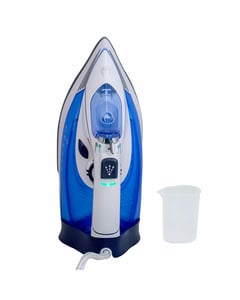 Orava ZE-301 Bügeleisen Dampfbügeleisen Keramiksohle 2600 W Blau, Weiß