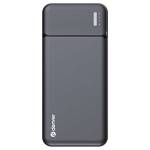 Denver PQC-10007 Lithium-Polymer-Powerbank (LiPo) 10000 mAh Grau