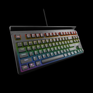 NOXO Specter klawiatura Gaming USB QWERTY Angielski, Rosyjski Czarny