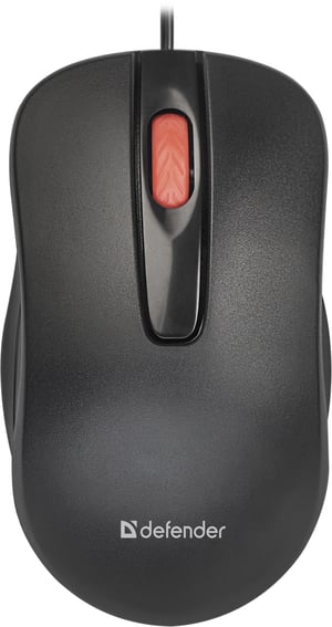 Defender POINT MM-756 myszka Biuro Oburęczny USB Typu-A Optyczny 1000 DPI