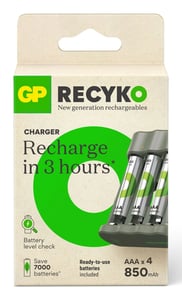 GP Batteries ReCyko+ B441 Akku-Ladegerät Akku für den Hausgebrauch USB