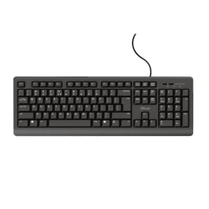 Trust TK-150 klawiatura Biuro USB QWERTZ Niemiecki Czarny