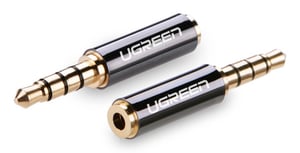 Ugreen 20502 adapter för kablar 2,5 mm – 3,5 mm, svart