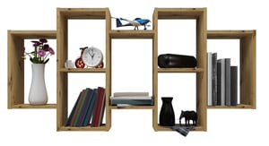 Topeshop BILBAO 7.0 ARTISAN półka Półka pływająca Do montażu na ścianie Płyta wiórowa Biały