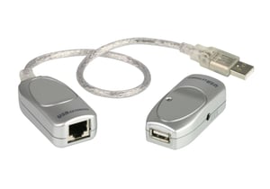 ATEN UCE60 Netzwerk-Extender, Netzwerksender, silberfarben