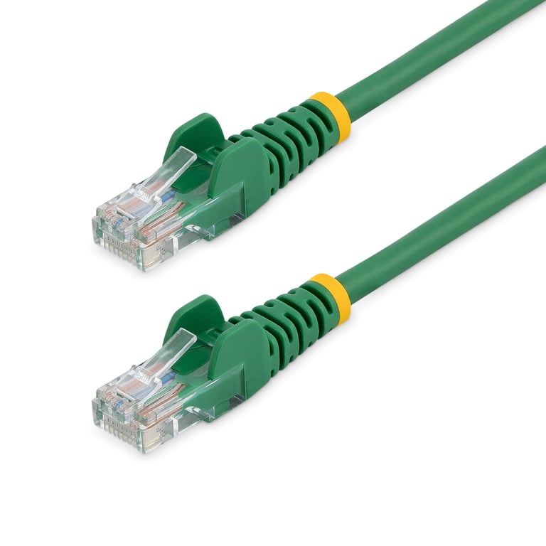 StarTech 45PAT1MGN kabel sieciowy Zielony 1 m Cat5e U/UTP (UTP)