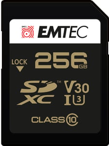 Emtec ECMSD256GXC10SP flashminne 256 GB SDXC UHS-I Klass 10