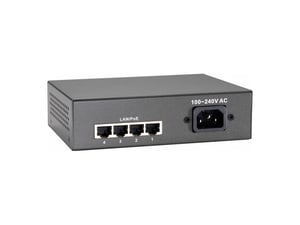 LevelOne FEP-0511 przełącznik sieciowy Fast Ethernet (10/100) Obsługa PoE Szary