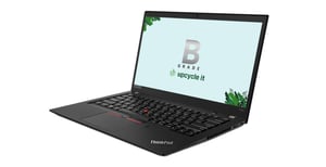 upcycle it Lenovo ThinkPad T490s (renoverad) B Intel® Core™ i7 i7-8565U bärbar dator 35,6 cm (14") Full HD 16 GB DDR4-SDRAM 512 GB SSD Windows 11 Pro Skandinavien Svart