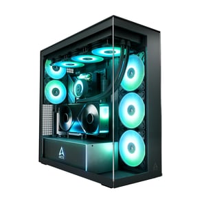 ARCTIC Xtender VG Black (Clear Glass) Czarny, Przezroczysty