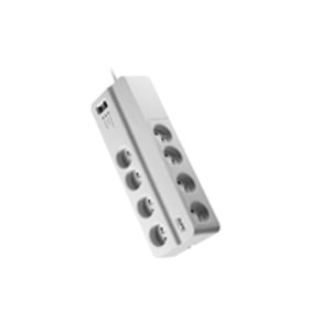 APC PM8-FR Surge Protector, White, 8 x 230 V Power Outlets, 2 m