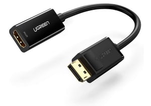 Ugreen 40363 Kabeladapter 0,25 m DisplayPort-HDMI Schwarz