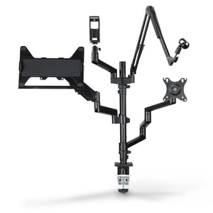 Hama 00004663 hållare/stativ för bildskärmar 81,3 cm (32") Skrivbord Svart
