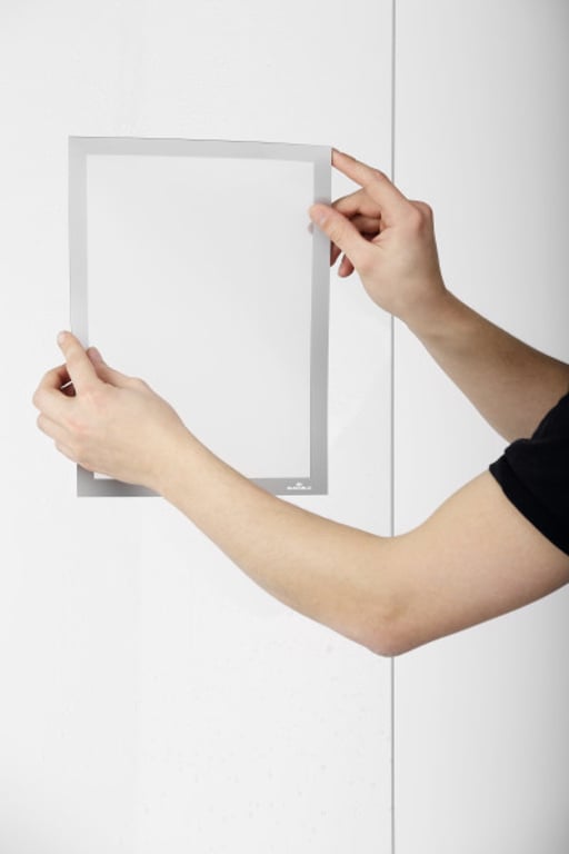 Durable DURAFRAME Sun A4 Uchwyt na znak Srebrny