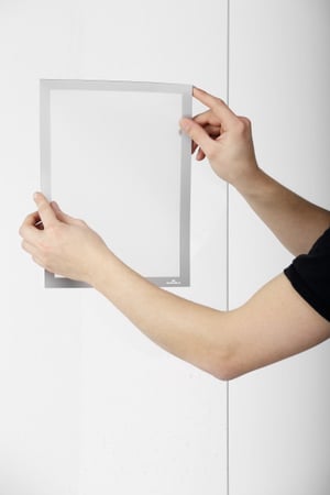 Durable DURAFRAME Sun A4 Uchwyt na znak Srebrny