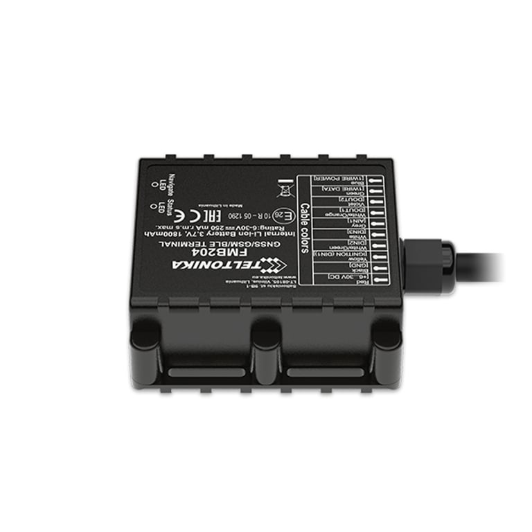 Teltonika FMB204 lokalizator GPS Samochód Czarny