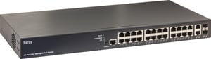 Barox RY-LGSP23-26 przełącznik sieciowy Zarządzany L2/L3 Gigabit Ethernet (10/100/1000) Obsługa PoE Czarny