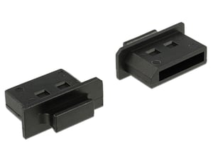 DeLOCK 64025 DisplayPort-adapter för eluttag, svart, 10 st.