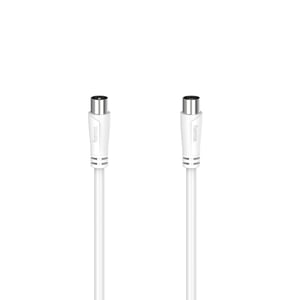 Hama 00205049 10 m Coaxial Cable Coaxial Adapter White