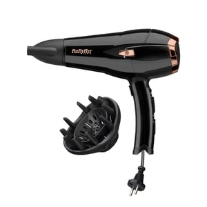 BaByliss Cordkeeper 2000 Haartrockner 2000 W Schwarz, Roségold
