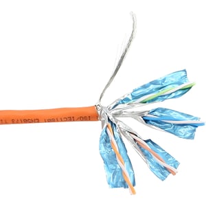 InLine 70501 kabel sieciowy Pomarańczowy 100 m Cat6 S/FTP (S-STP)
