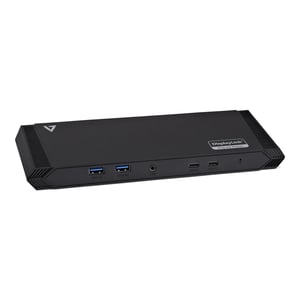 V7 DOCKUSBC Docking Station USB 3.2 Gen 1 (3.1 Gen 1) Type-A Black