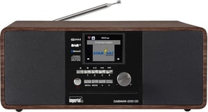 REHAU IMPERIAL DABMAN i200 CD Cyfrowy 20 W DAB+, FM, UKW Orzech włoski Odtwarzacz mp3