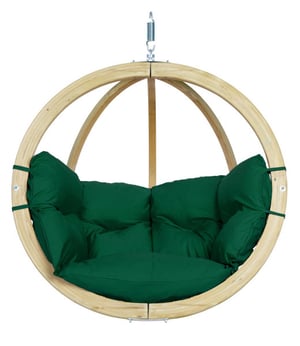AMAZONAS AZ-2030814 Hängesessel Grün Hängesessel im Egg-Chair-Stil