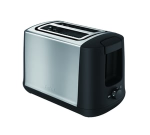 Tefal TT340830 Toaster 7 2 Tassen 850 W Schwarz, Edelstahl