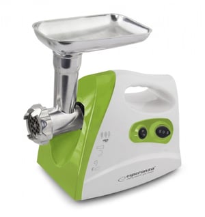Esperanza EKM012G köttkvarn 600 W Grön, Rostfritt stål, Vit