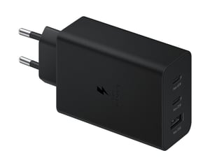 Samsung EP-T6530NBEGWW Portable Device Charger, Universal, Black, AC, Fast Charging, Indoor