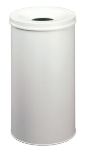 Durable 330710 60-liter Round Steel Gray Trash Can