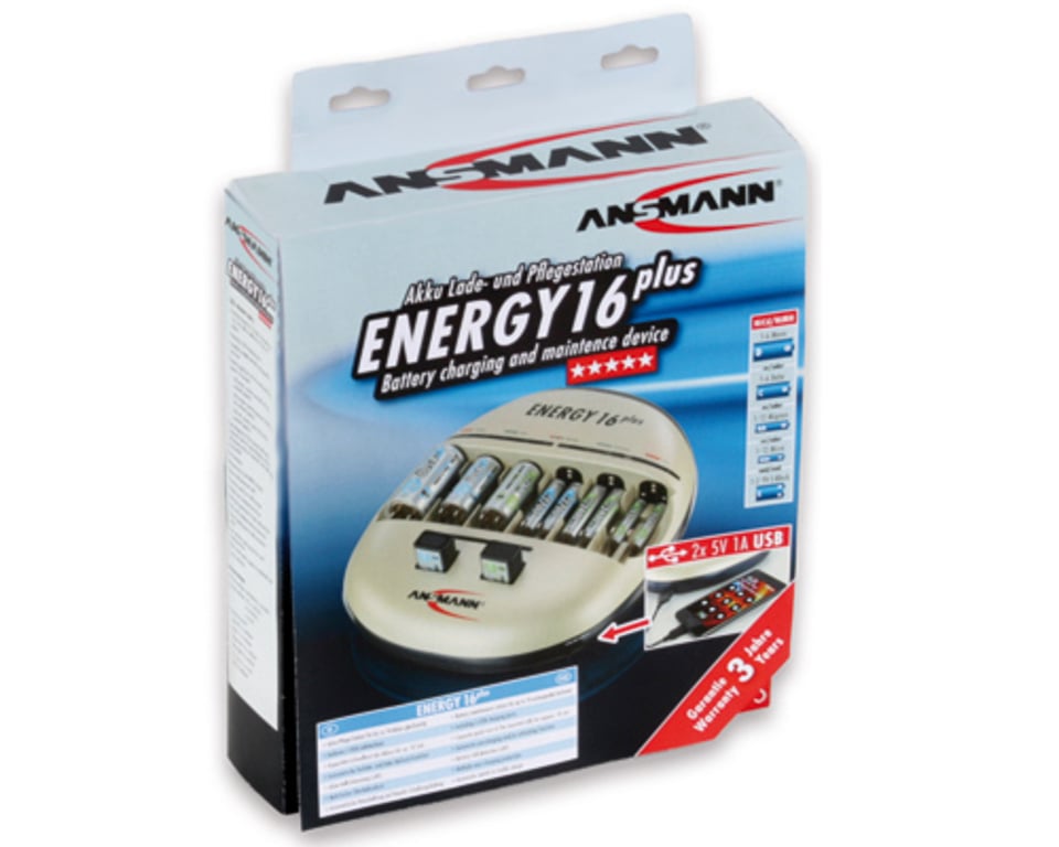 Ansmann Energy 16+ ładowarka akumulatorów