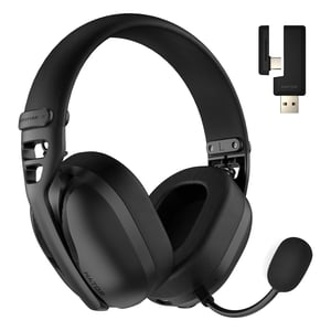 HATOR Hyperpunk 3 Wireless-Headset – kabelgebunden und kabellos – Kopfbügel – Gaming – USB Typ C / USB Typ A – Bluetooth – Schwarz