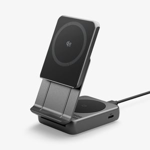 Spigen EF302MOQ Smartfon, Zestaw słuchawkowy, Smartwatch Czarny USB Bezprzewodowe ładowanie Szybkie ładowanie Wewnętrzna
