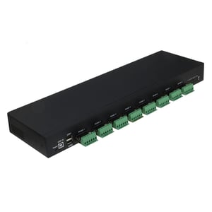 RealPower 284515 seriell omvandlare/repeater/isolator USB 2.0 RS-422/485 Svart