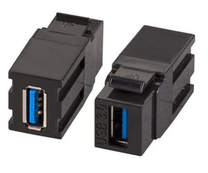 EFB Elektronik EB537 przejściówka do kabli USB-A Czarny