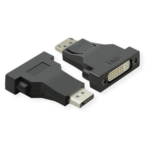 VALUE 12.99.3157 DisplayPort-till-DVI-adapter, svart